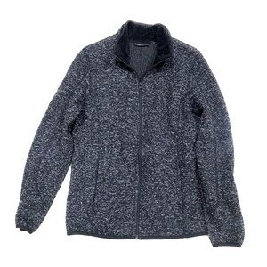 Swiss Tech Fleece-Lined Full-Zip Jacket - Black/Gray